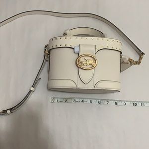 White Coach Georgie in Chalk